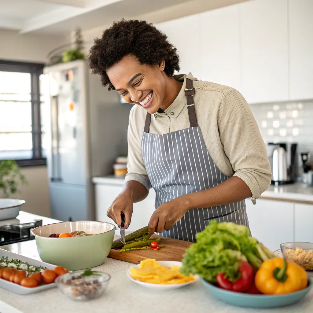 Happy cooking customer